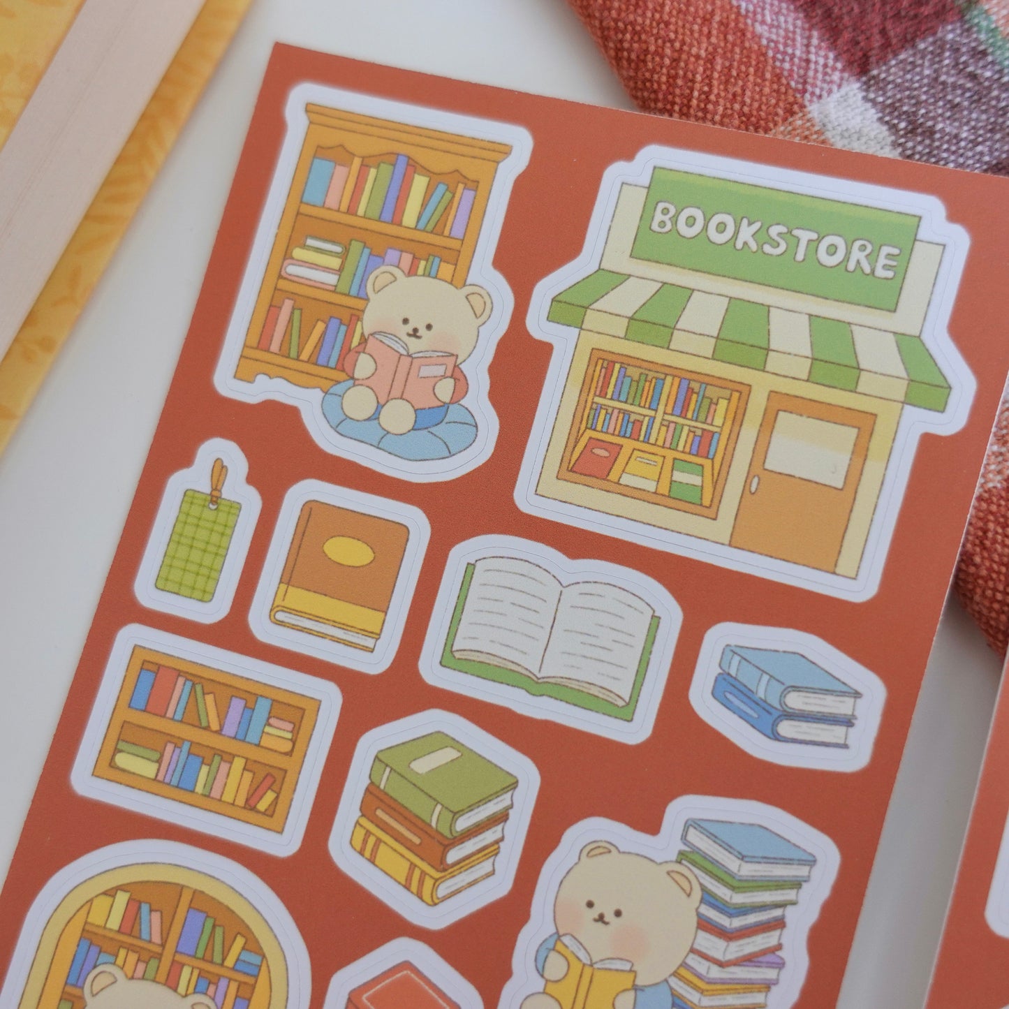 Book Lover Sticker Sheet