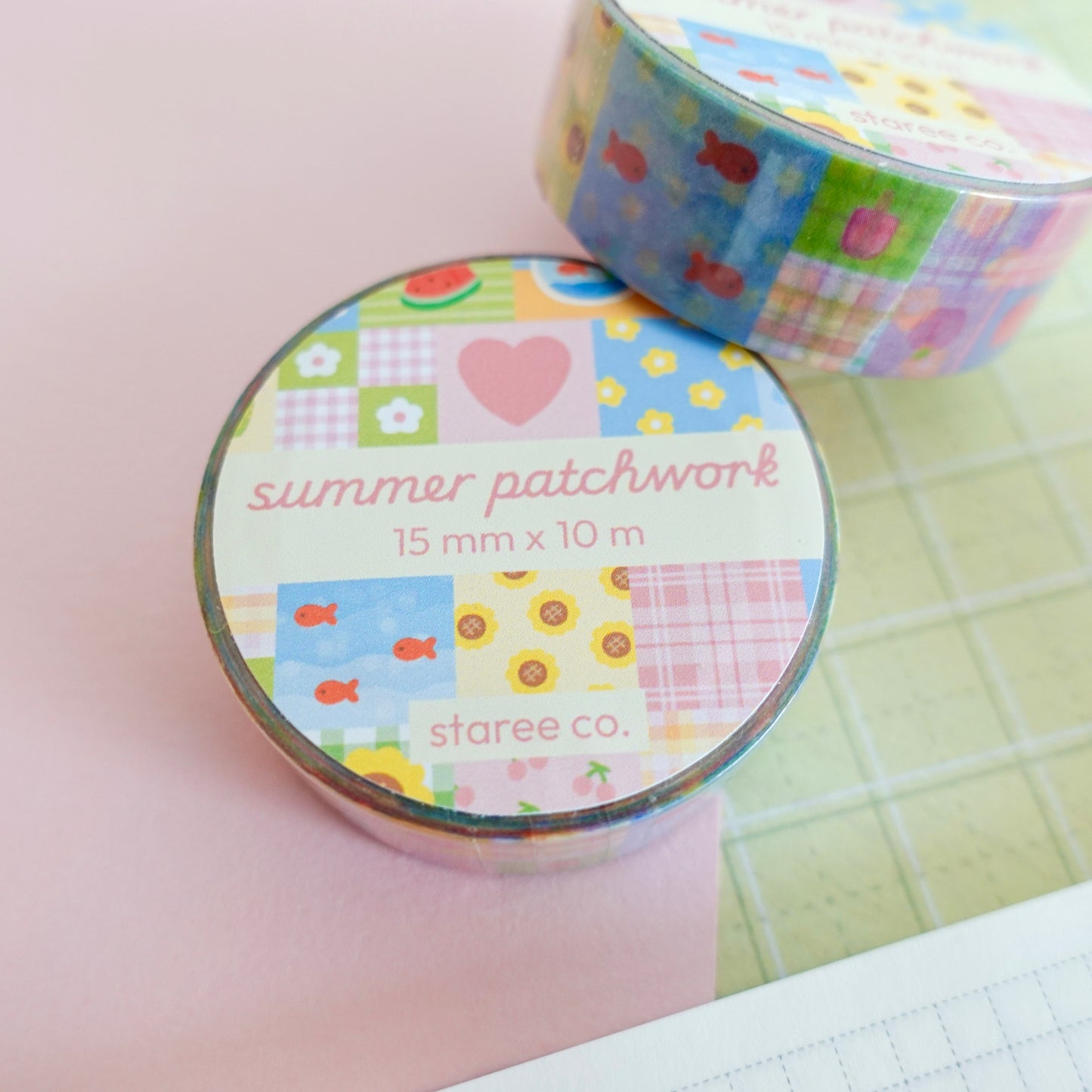 Summer Patchwork Washi Tape
