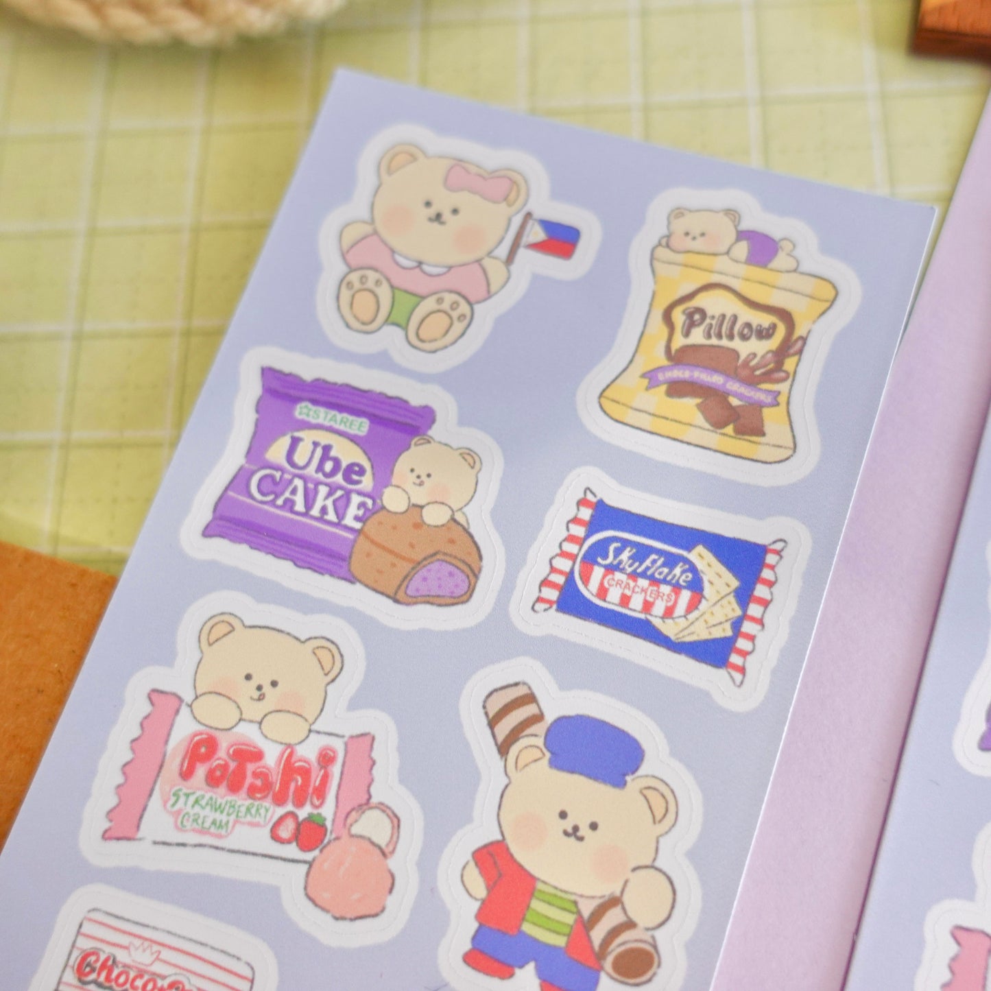 Filipino Snacks Sticker Sheet