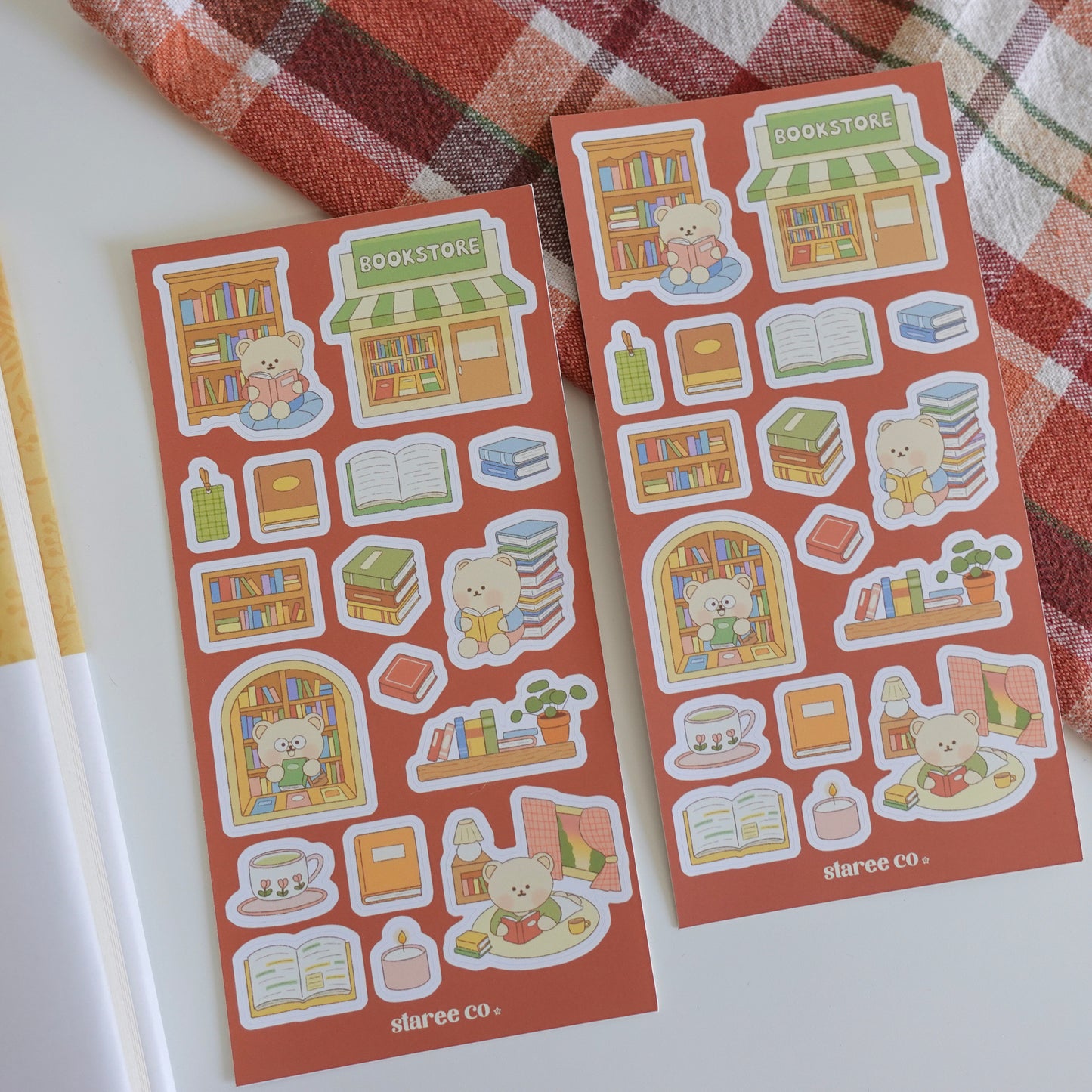 Book Lover Sticker Sheet