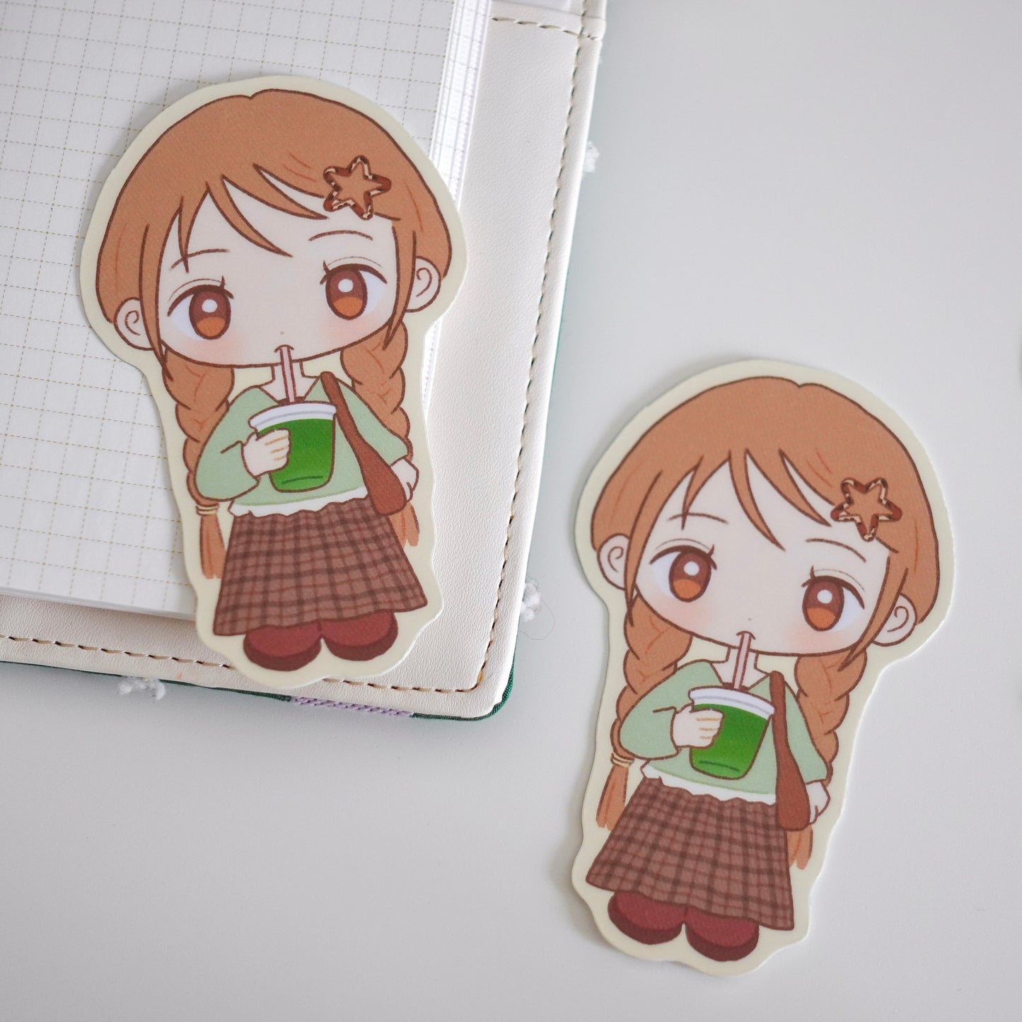 Matcha Girl Sticker