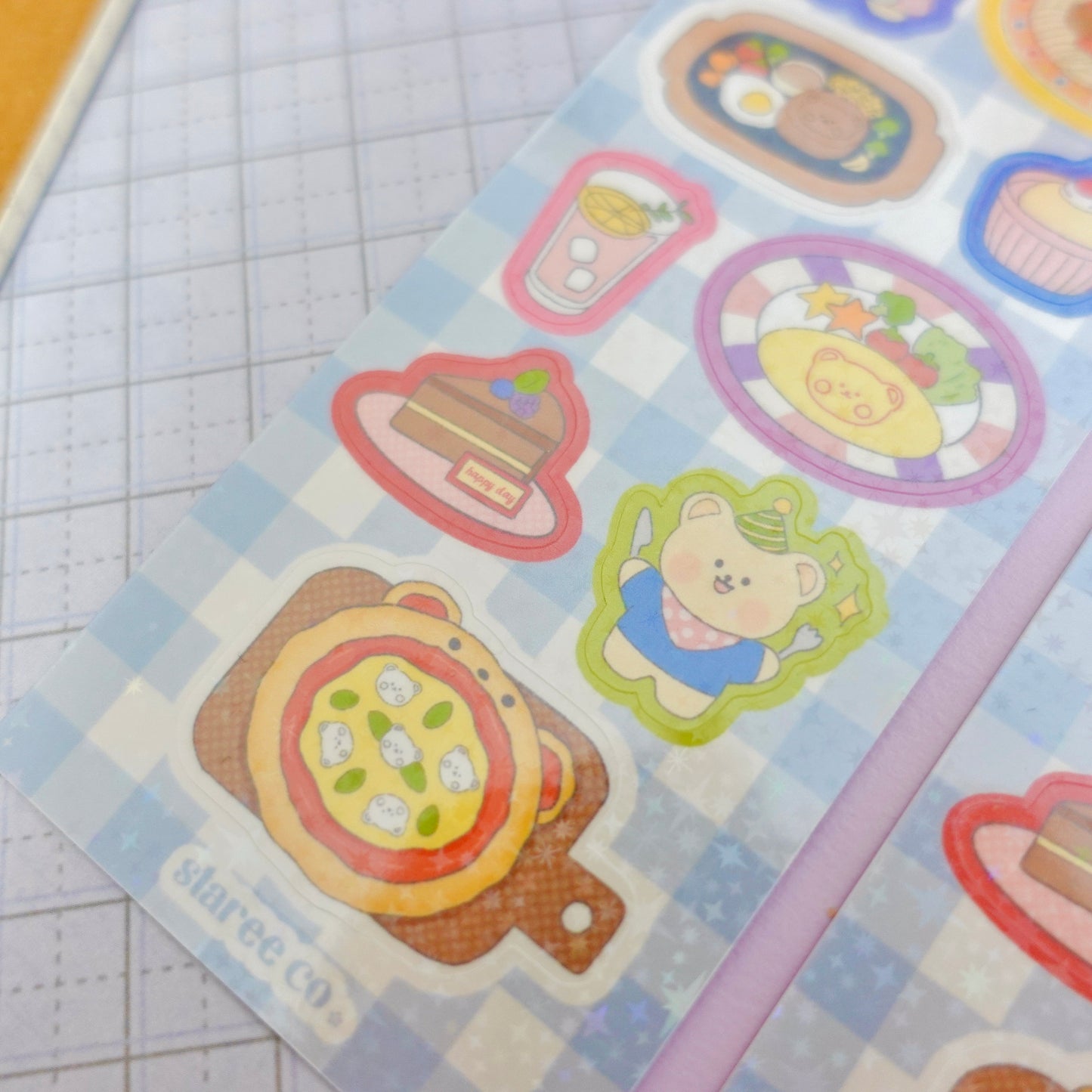 Retro Japanese Diner Sticker Sheet