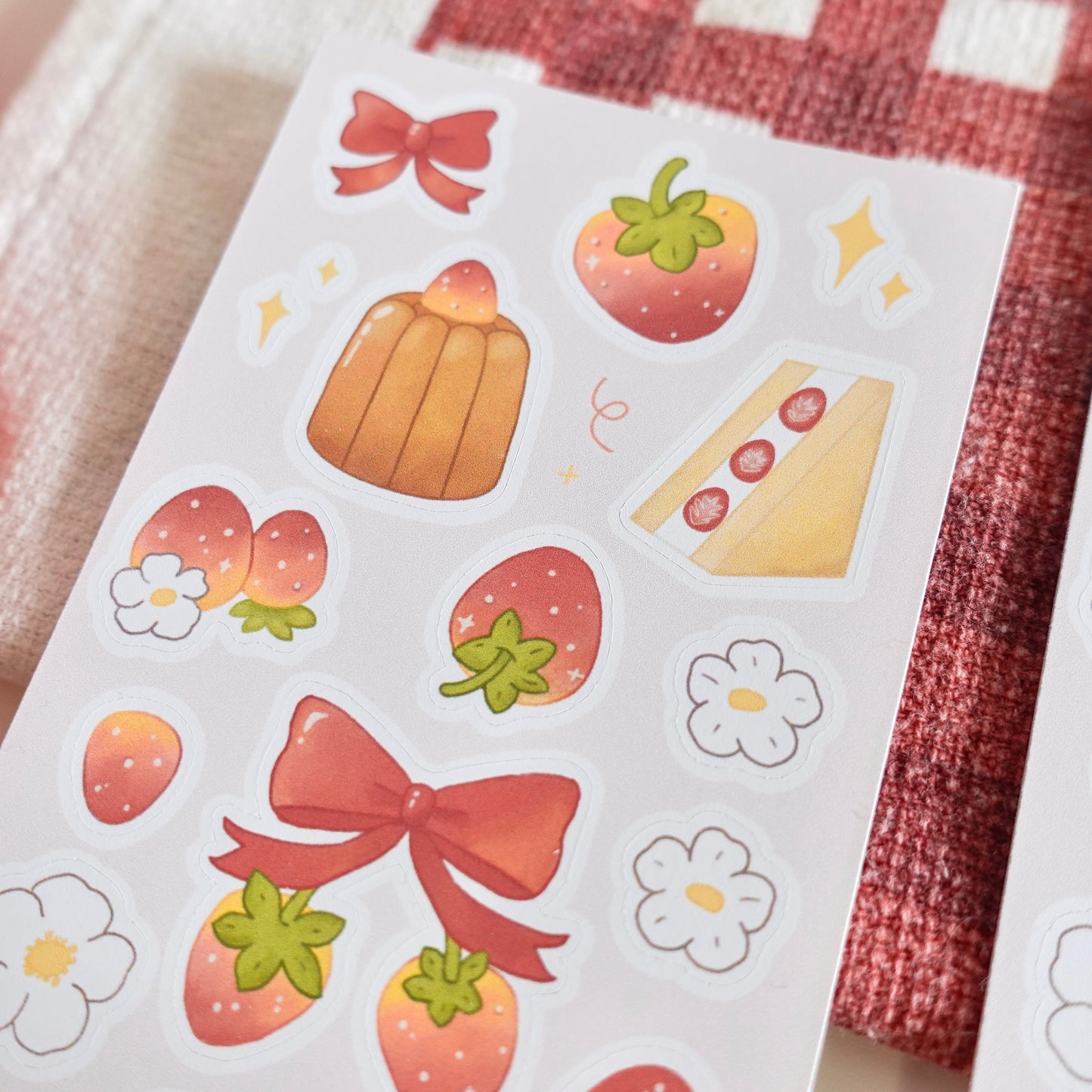 Strawberry Shortcake Sticker Sheet