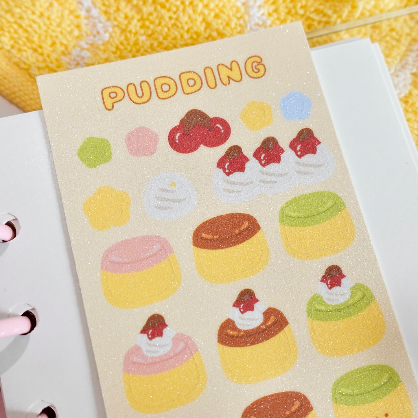 Pudding Sticker Sheet