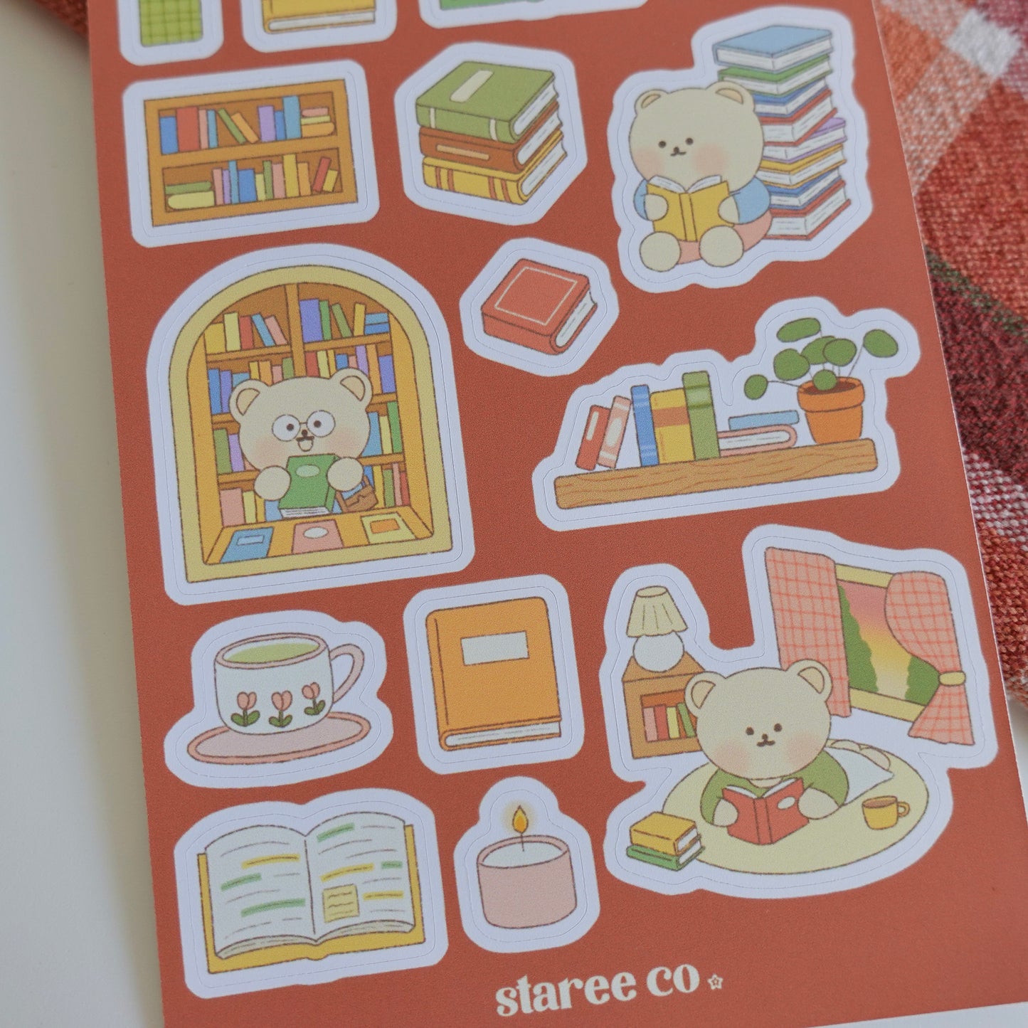 Book Lover Sticker Sheet