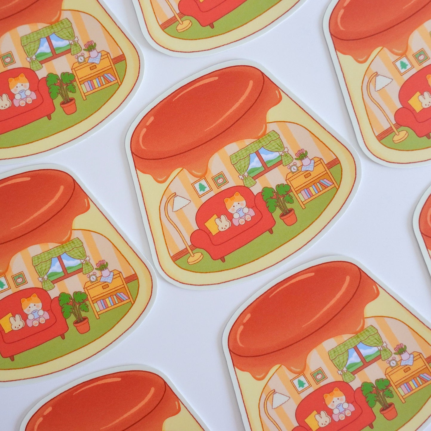 Pudding Home Sticker