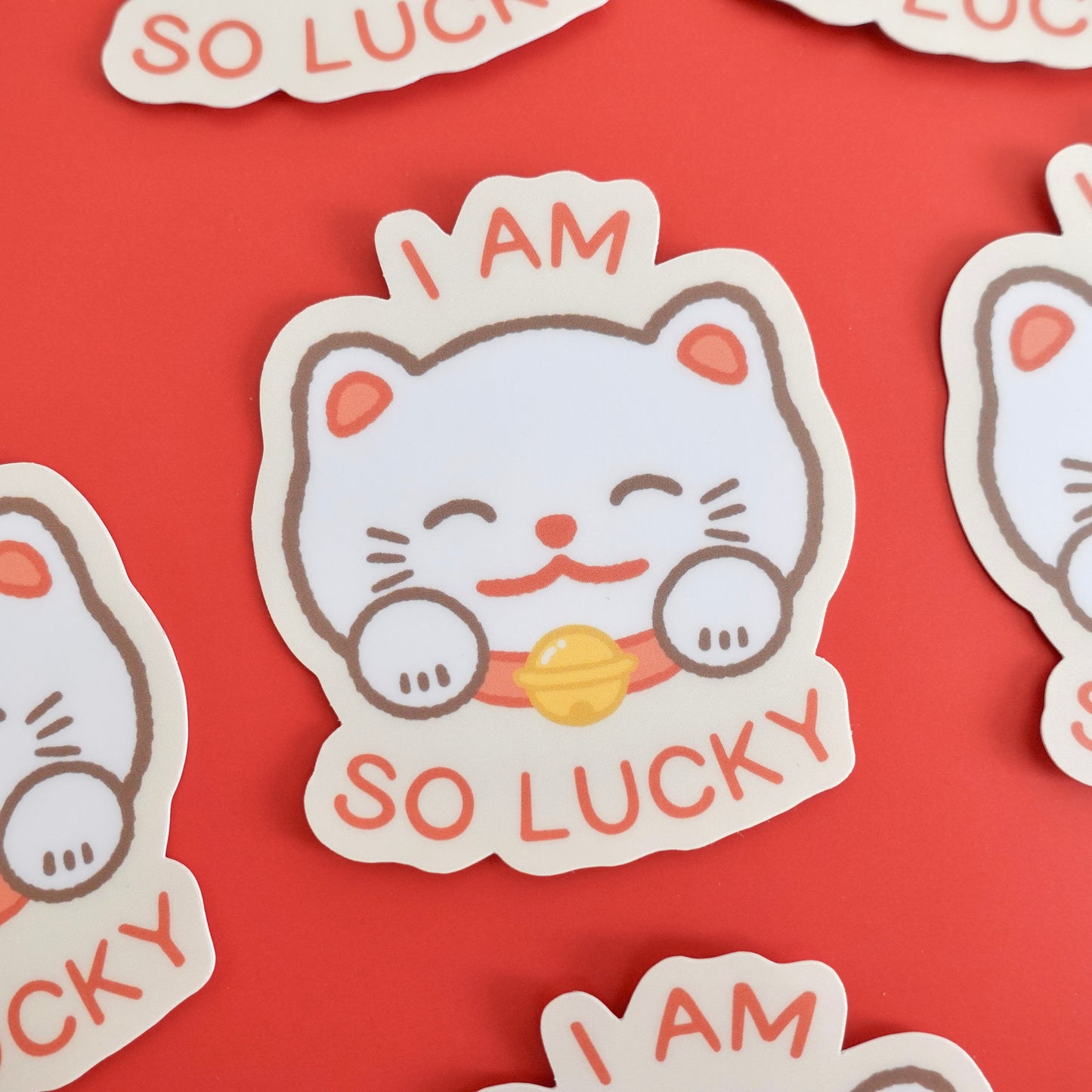 Lucky Cat Sticker