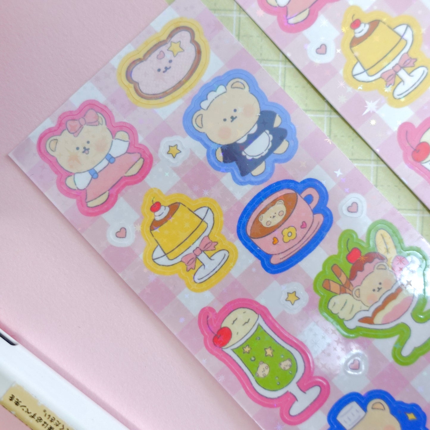 Retro Japanese Cafe Sticker Sheet