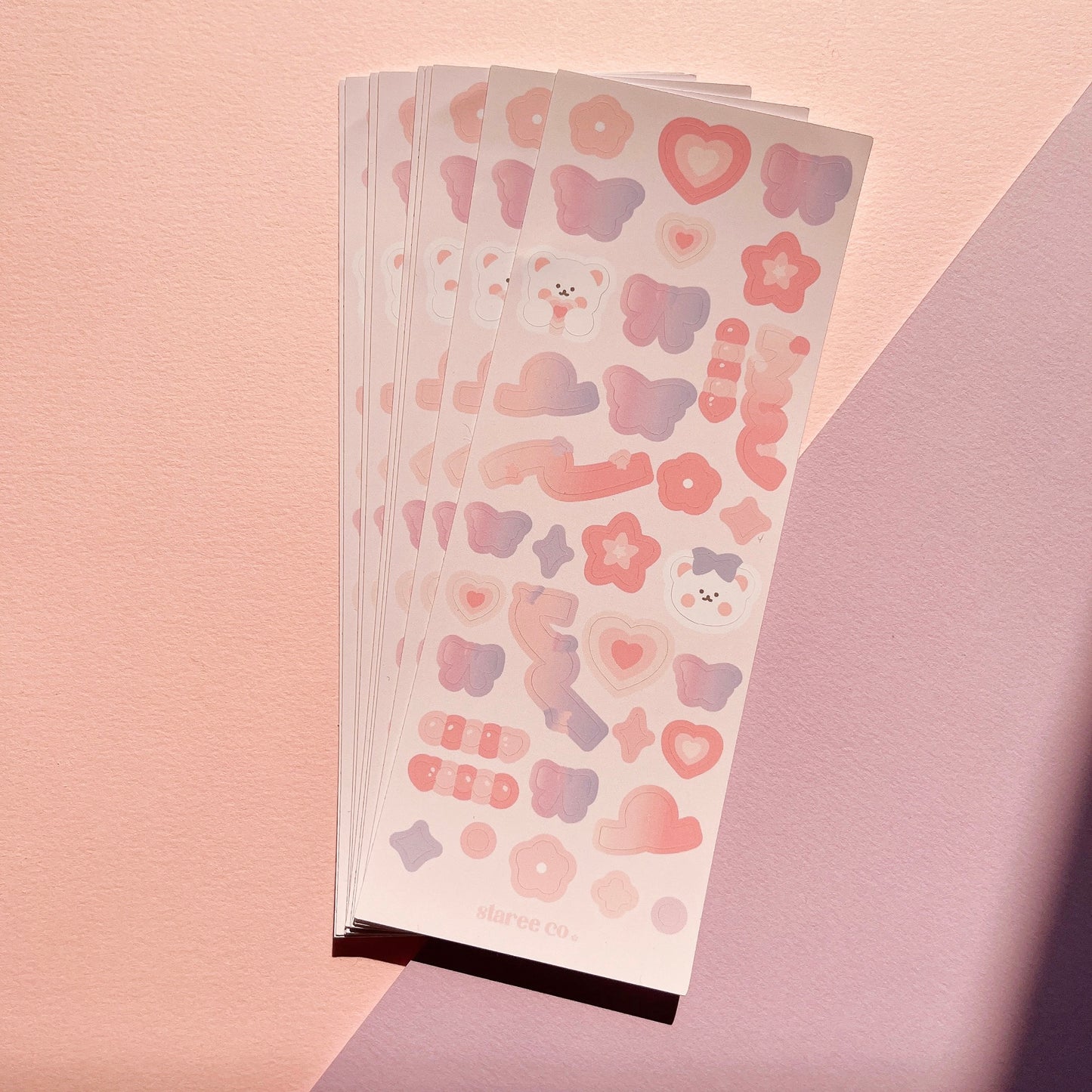 Dreamlike Y2K Mixed Deco Sticker Sheet