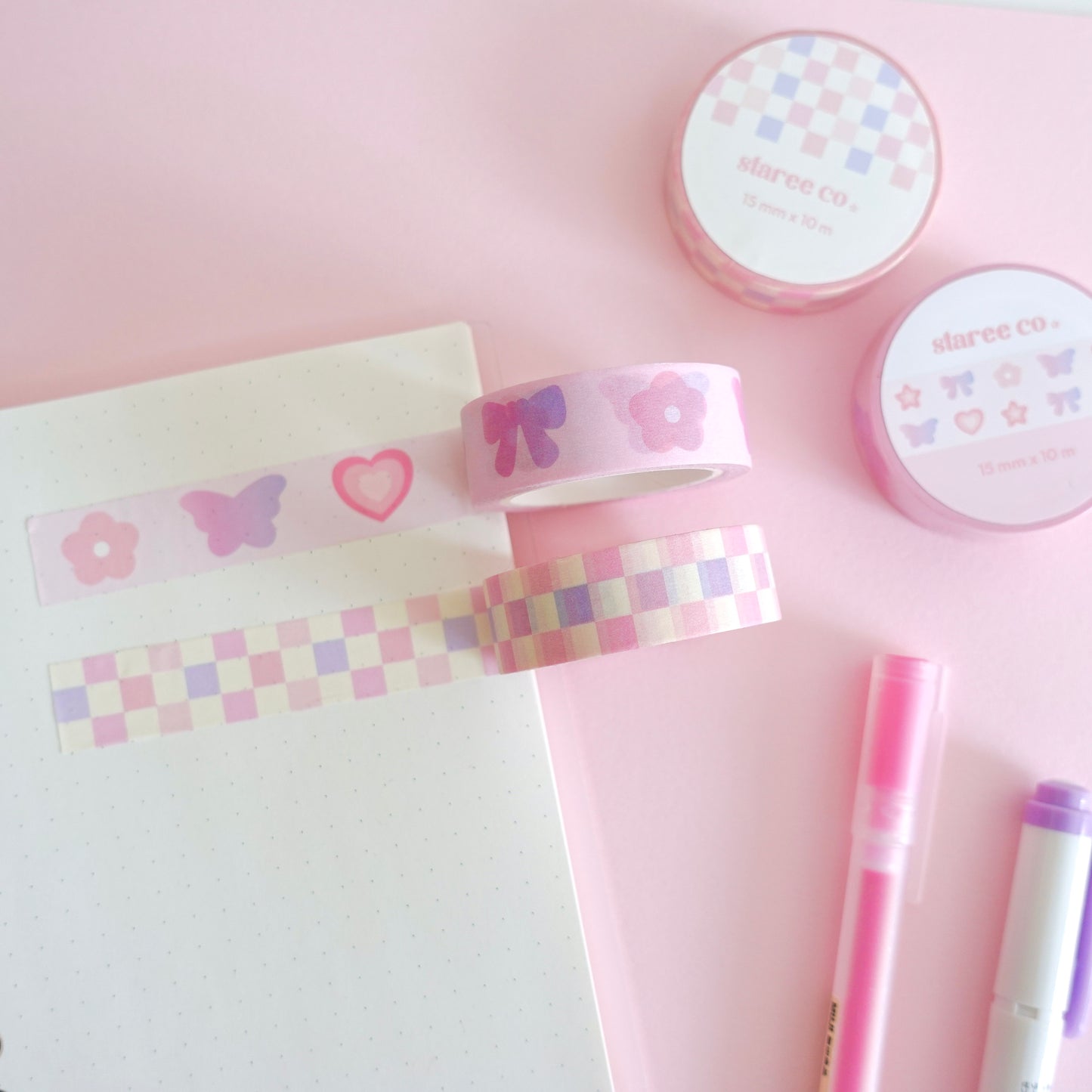 Dreamlike Y2K Mixed Deco Washi Tape