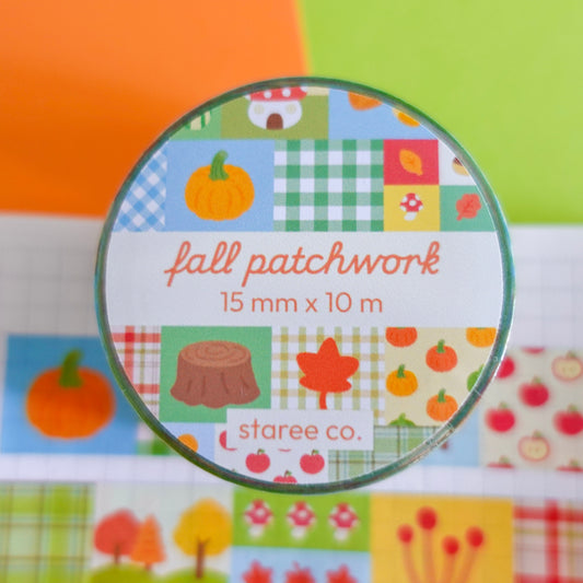 Fall Patchwork Washi Tape