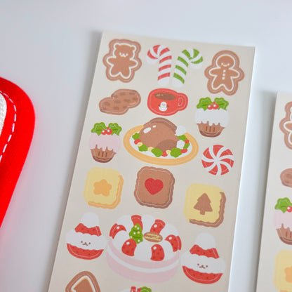 Christmas Foodie Sticker Sheet