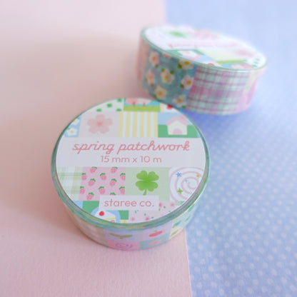 Spring Patchwork Washi Tape