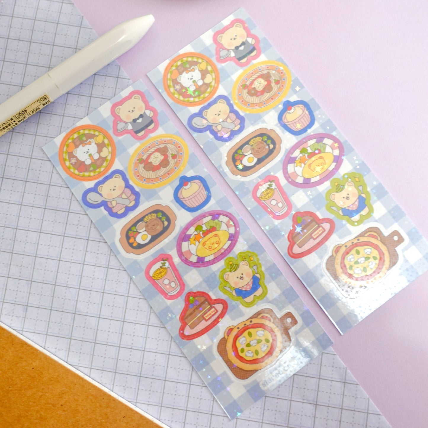Retro Japanese Diner Sticker Sheet