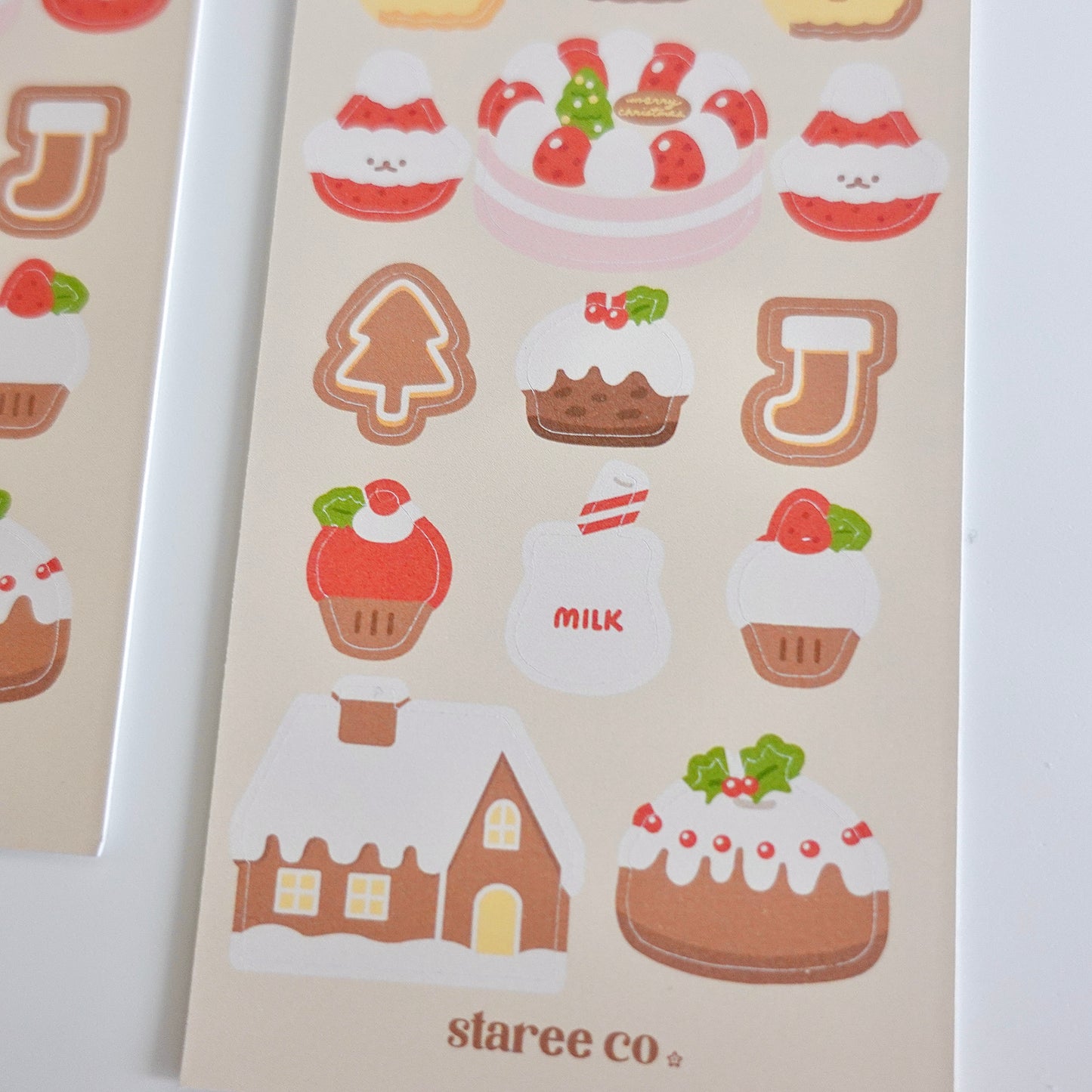 Christmas Foodie Sticker Sheet