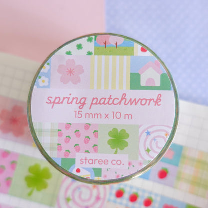 Spring Patchwork Washi Tape