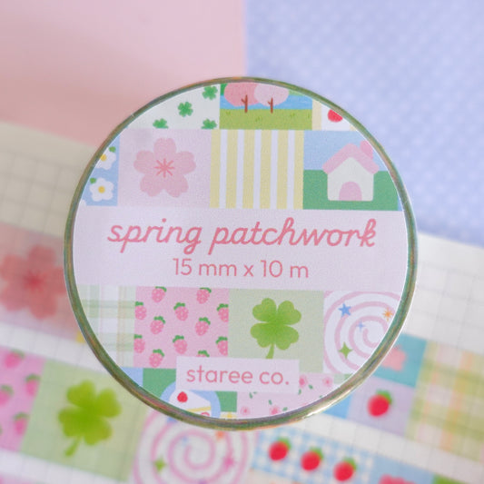 Spring Patchwork Washi Tape