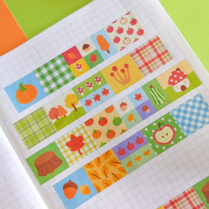 Fall Patchwork Washi Tape
