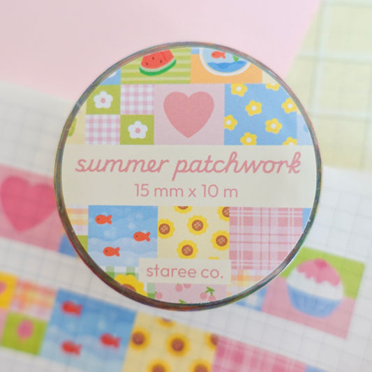 Summer Patchwork Washi Tape