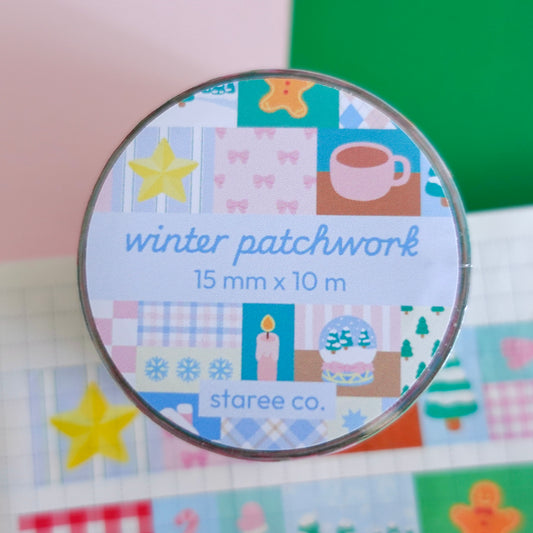 Winter Patchwork Washi Tape