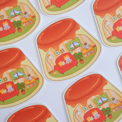Pudding Home Sticker
