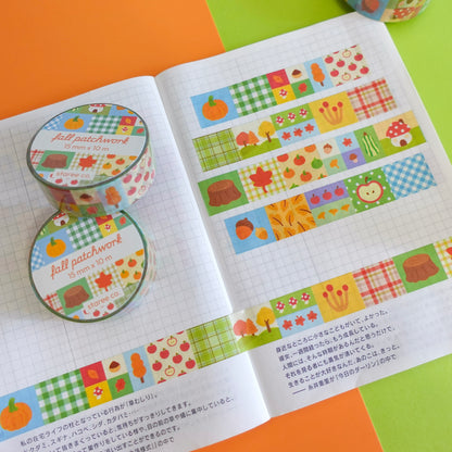 Fall Patchwork Washi Tape