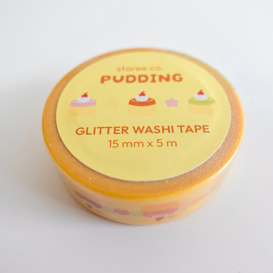 Pudding Glitter Washi Tape