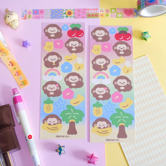 Tropical Monkee Sticker Sheet