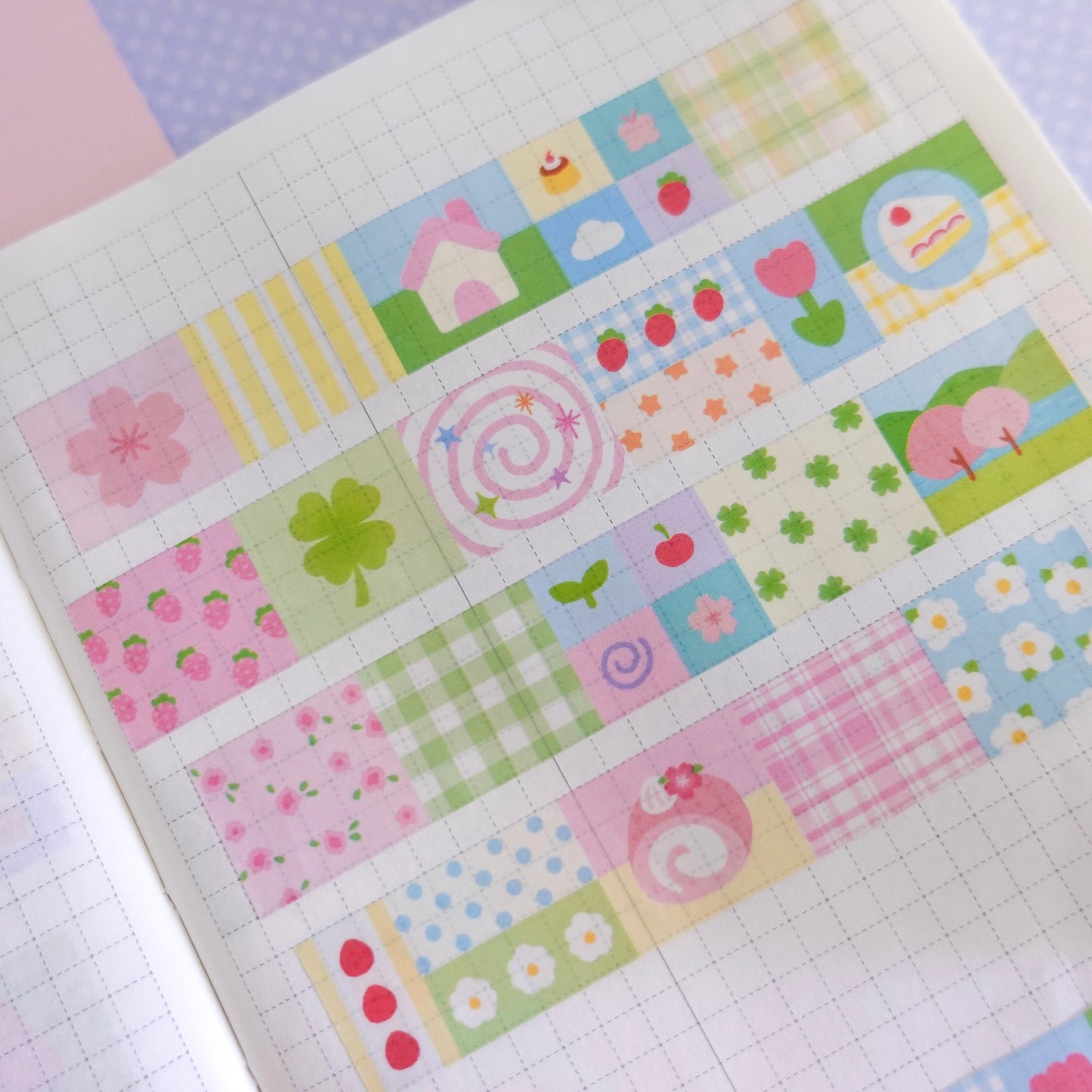 Spring Patchwork Washi Tape