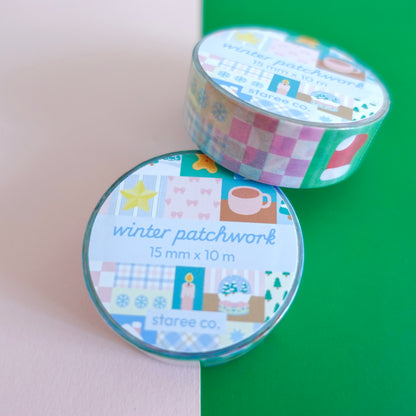 Winter Patchwork Washi Tape