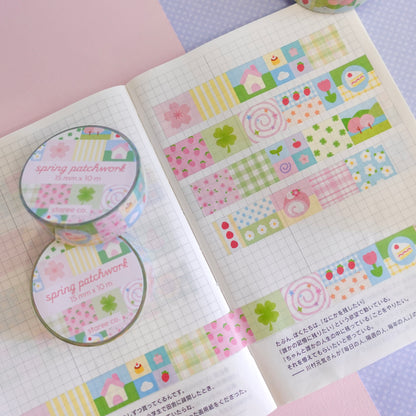 Spring Patchwork Washi Tape
