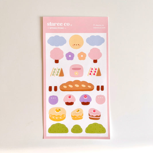 Spring Picnic Sticker Sheet